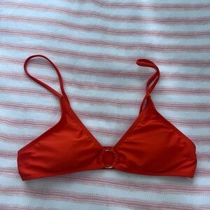 orange bathing suit top